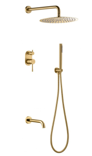 Душевая система Boheme Uno 464-2-MG золото матовое